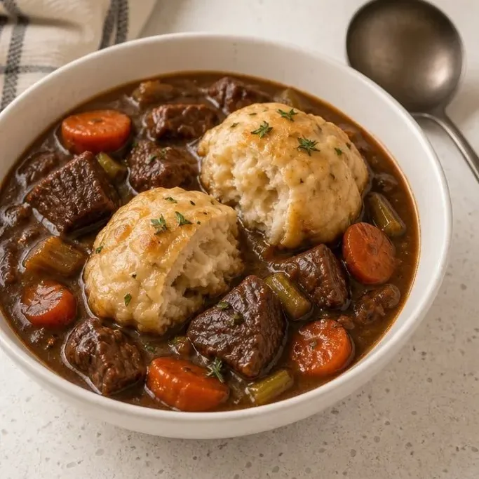 Beef Stew with Dumplings