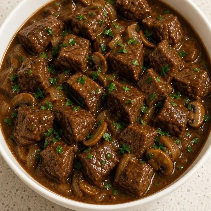 Beef Tips and Gravy