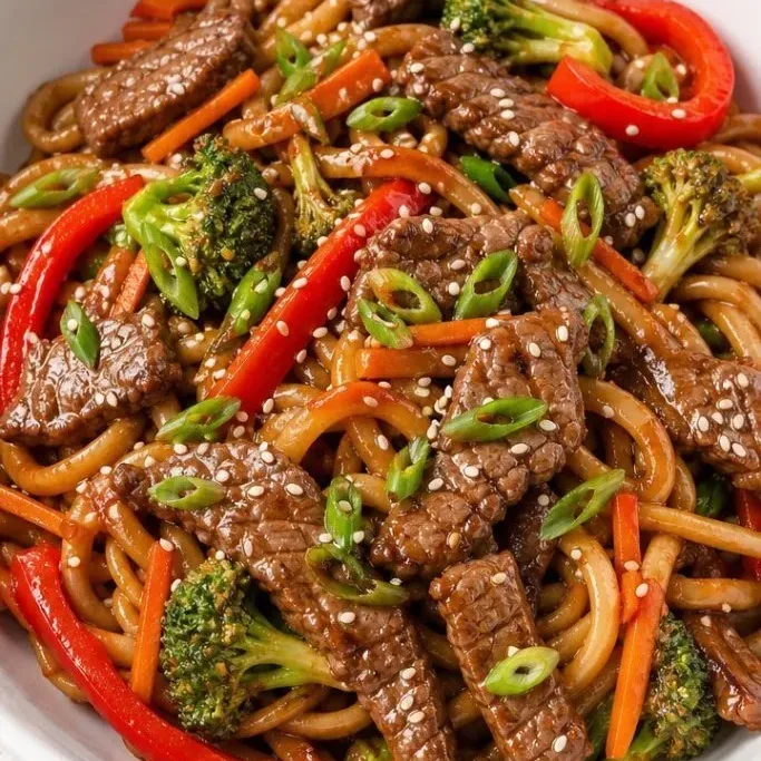Quick & Easy Beef Udon Stir Fry Beef Udon Stir Fry