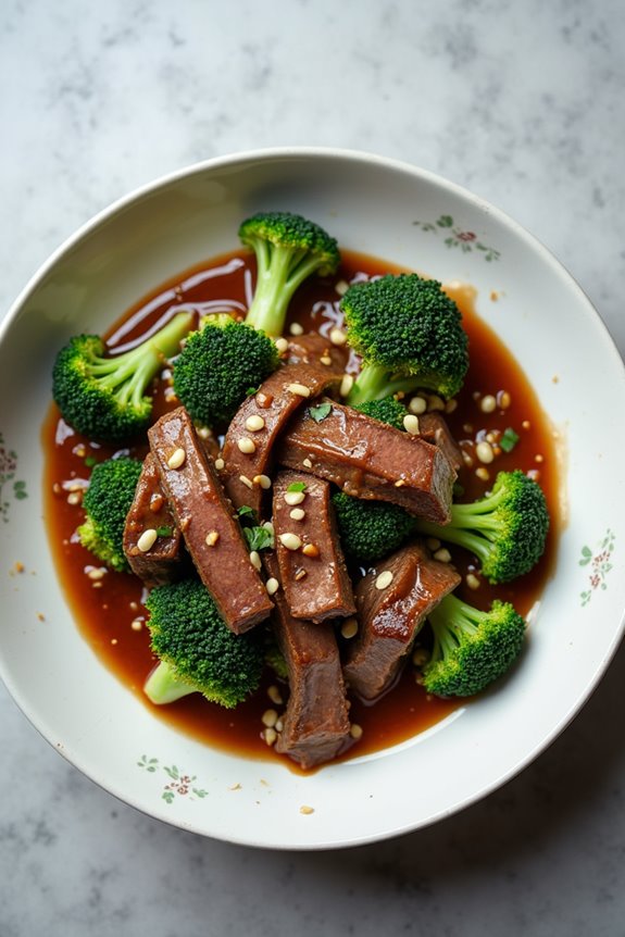 beef and broccoli stir fry