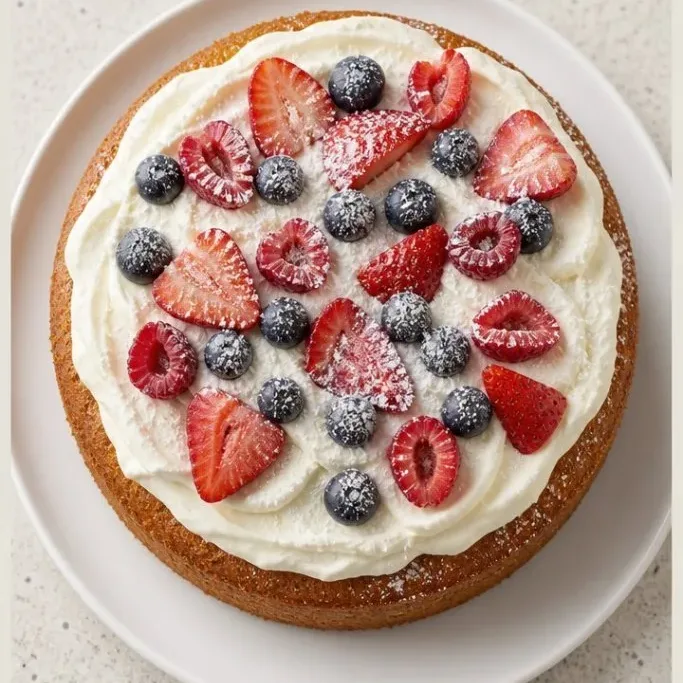 Berry First Birthday Cake