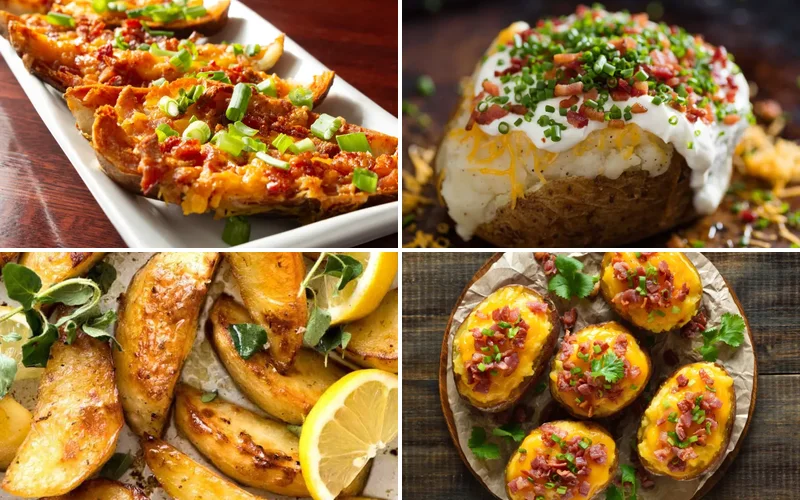 6 Best Baked Potato Recipes You'll Make on Repeat best-baked-potato-recipe collage