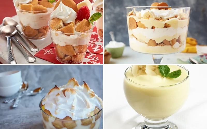10 Best Banana Pudding Recipes That Will Make Your Southern Grandma Jealous best-banana-pudding-recipe collage