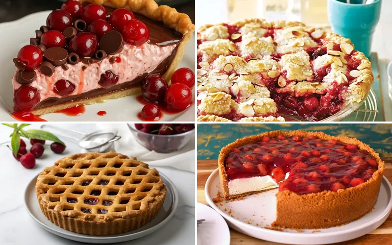 10 Best Cherry Pie Recipes You'll Make All Summer Long best-cherry-pie-recipes collage