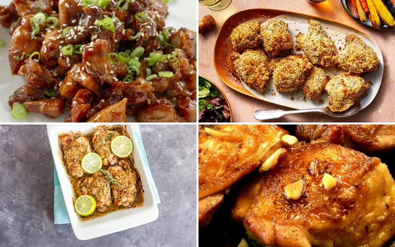 10 Best Chicken Thigh Recipes That Will Transform Your Weeknight Dinners Forever best-chicken-thigh-recipe collage
