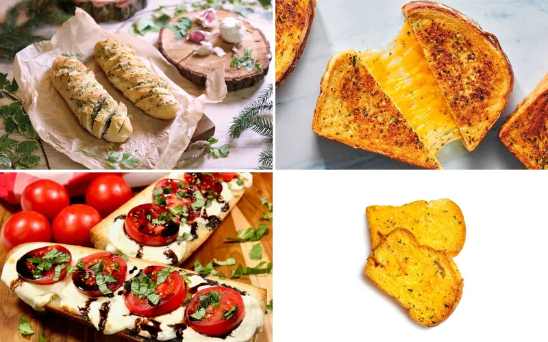 10 Garlic Toast Recipes That Will Make Your Kitchen Smell Like Heaven best-garlic-toast-recipe collage