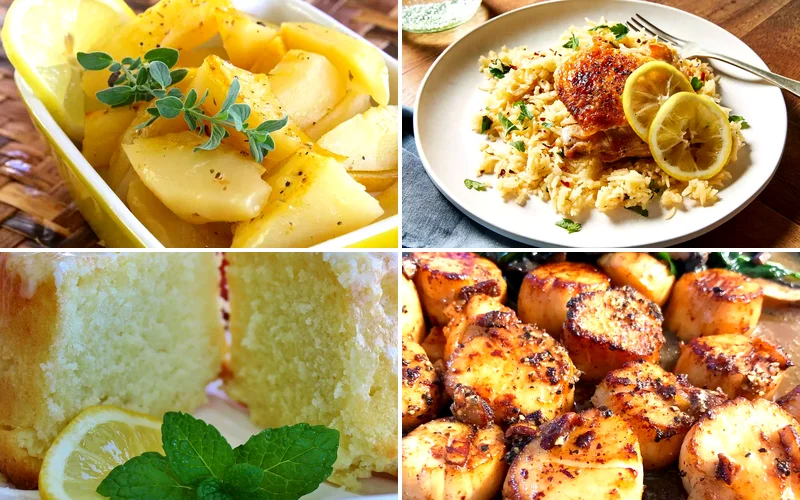 Top 49 Bright Lemon Recipes From Dinner to Sweet Desserts best lemon recipes featured