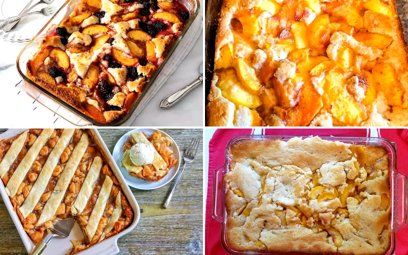 Top 20 Peach Cobbler Recipes for Peak Summer Season best peach cobbler recipes featured