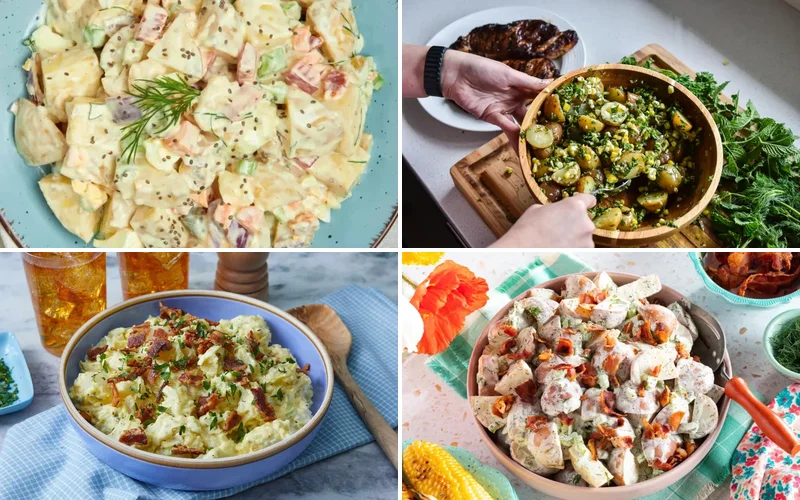 10 Best Potato Salad Recipes You'll Want to Make All Summer Long best-potato-salad-recipe collage