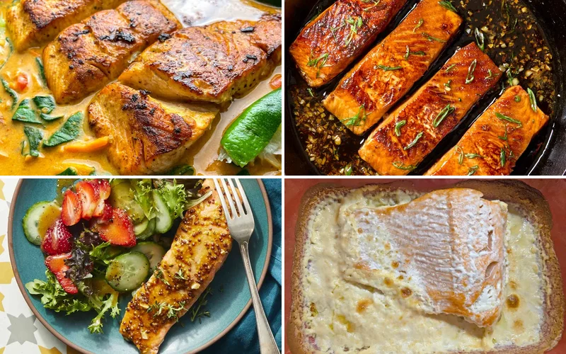 10 Mouthwatering Salmon Recipes That Will Make You Feel Like a 5-Star Chef best-salmon-fish-recipes collage