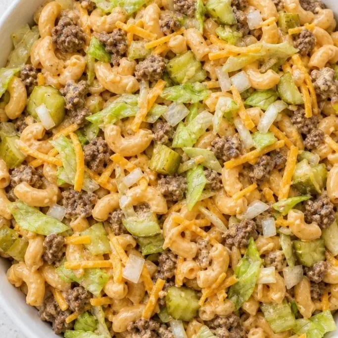 Big Mac Pasta Salad