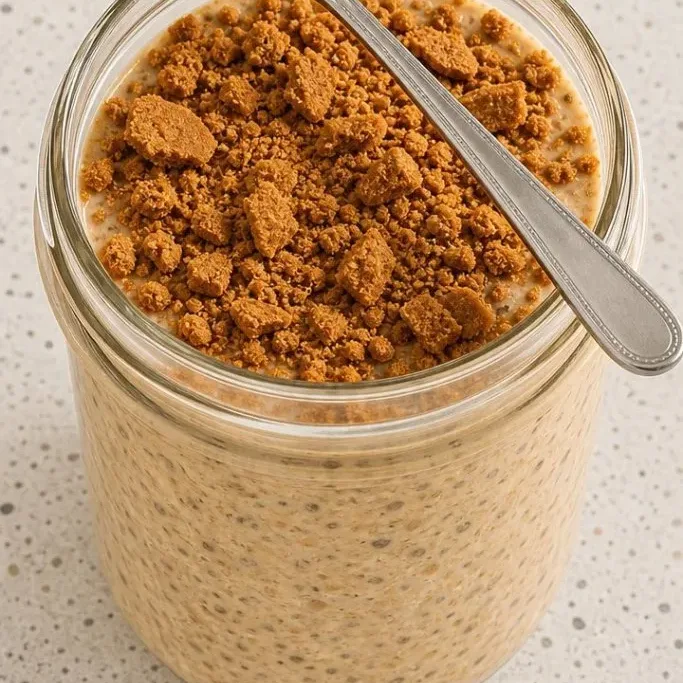 Biscoff Overnight Oats