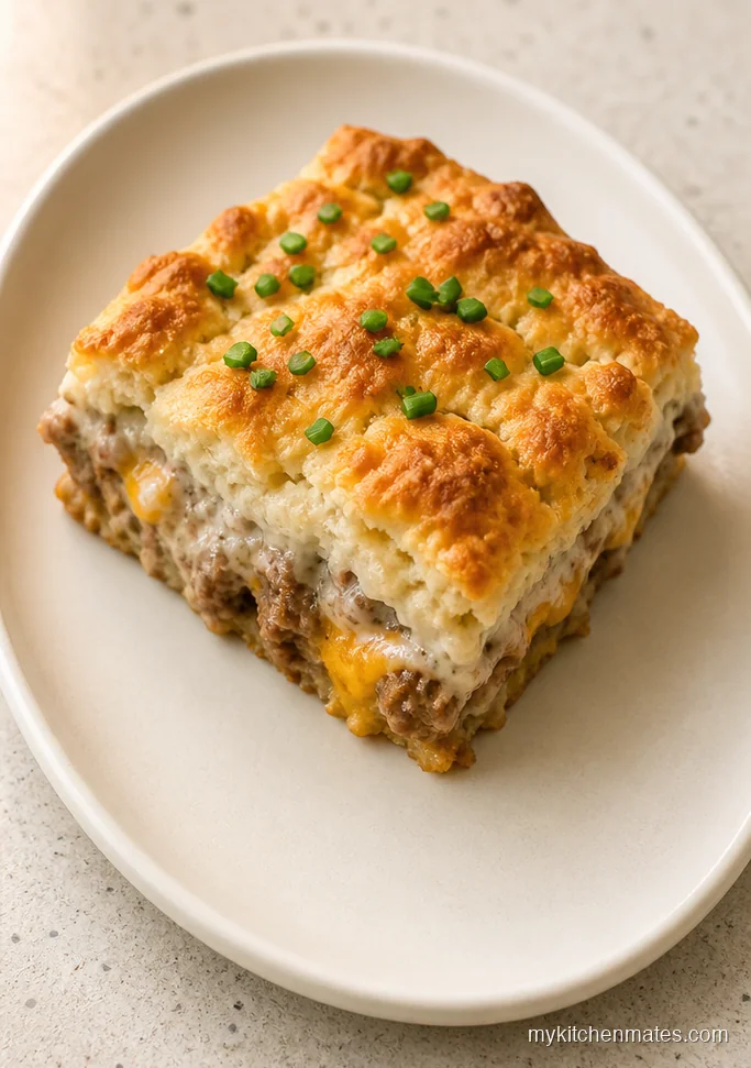 Biscuit Top Sausage Breakfast Casserole