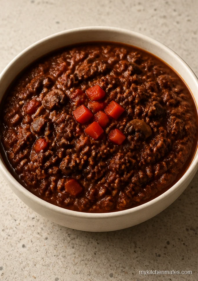 Bison and Mushroom Keto Chili