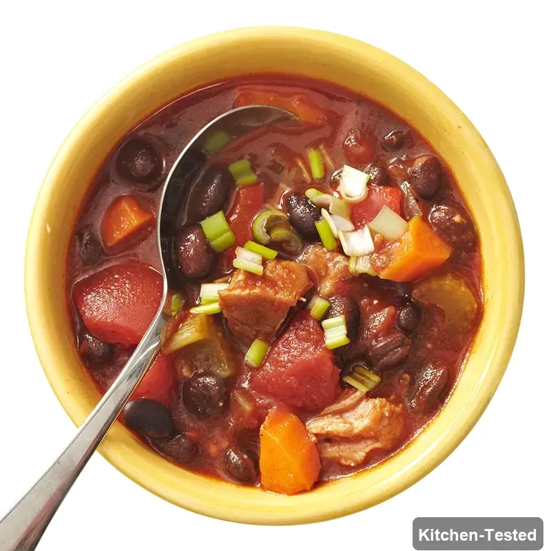 Hearty Black Bean Chili black bean chili