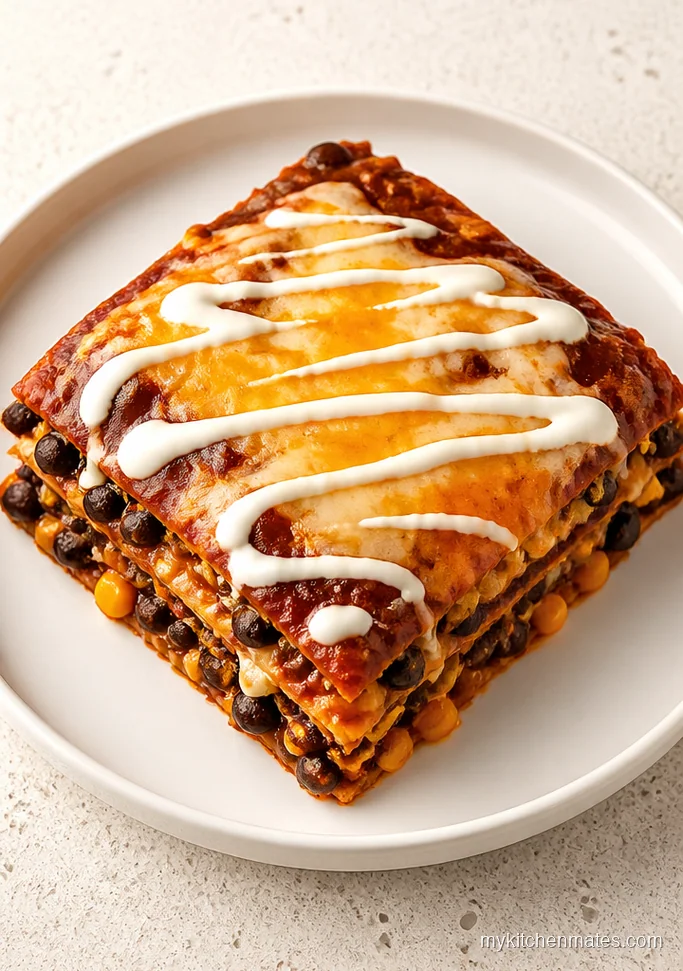 Black Bean Enchilada Casserole