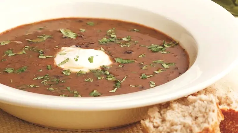 Cozy Black Bean Soup That's Ready in 25 Minutes Food photo of Black Bean Soup