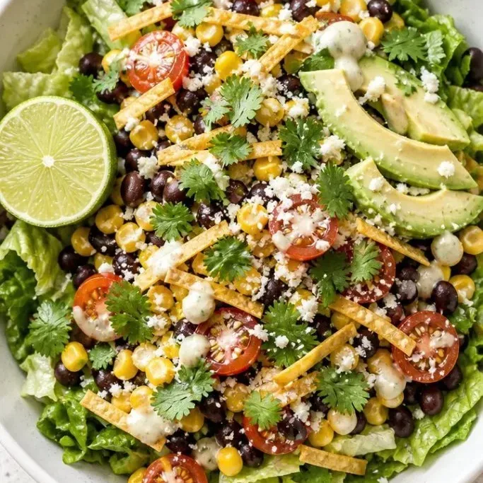 Quick Black Bean Taco Salad Black Bean Taco Salad