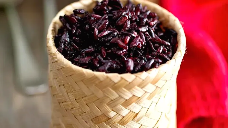 Black Sticky Rice Food photo of Black Sticky Rice