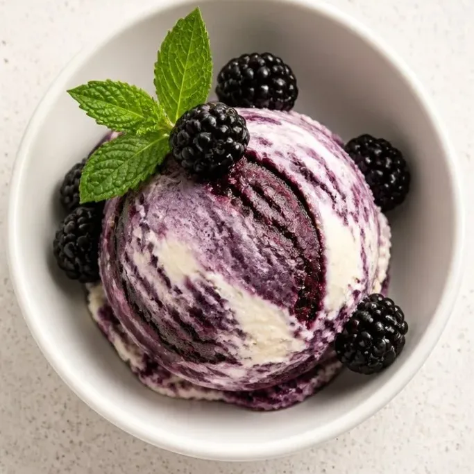 Blackberry Ice Cream