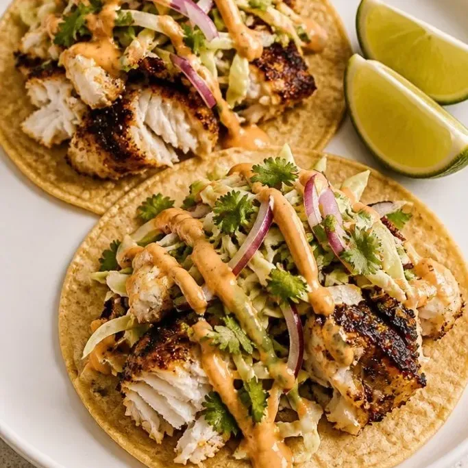 20-Minute Blackened Fish Tacos blackened fish tacos