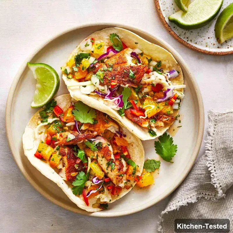 Blackened Fish Tacos blackened fish tacos