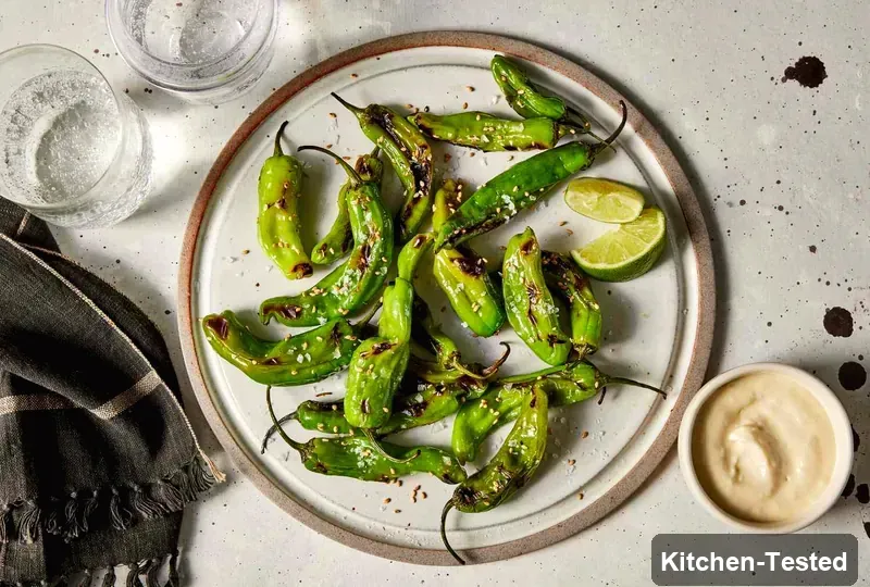 Blistered Shishito Peppers blistered shishito peppers