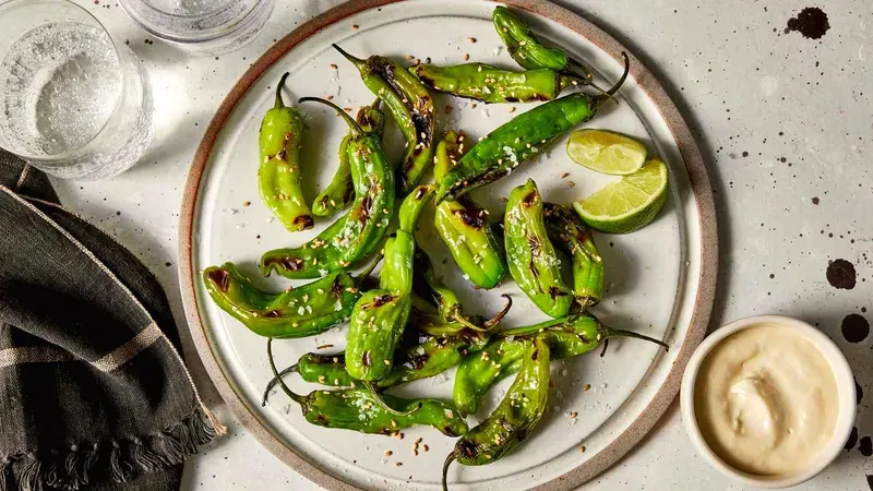 Blistered Shishito Peppers Food photo of Blistered Shishito Peppers
