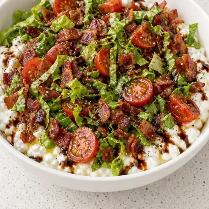 BLT Cottage Cheese Bowl