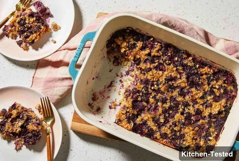 Blueberry Baked Oatmeal blueberry baked oatmeal
