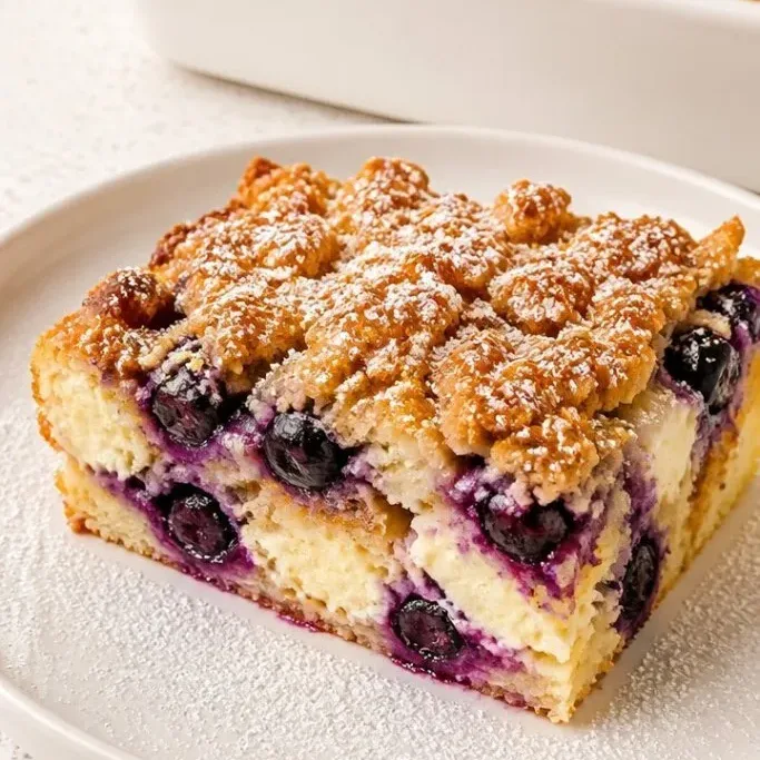 Overnight Blueberry Breakfast Casserole Blueberry Breakfast Casserole