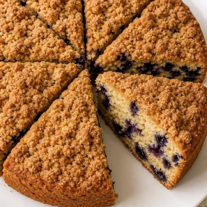 Blueberry Buckle Coffee Cake
