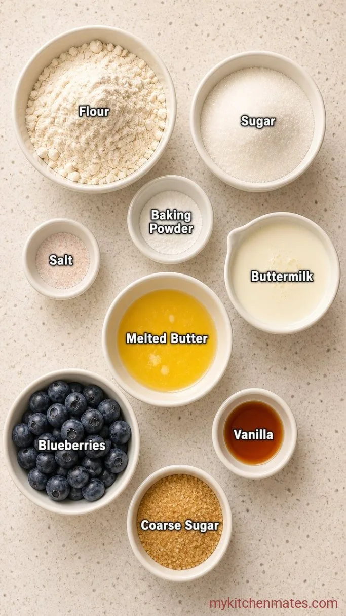 Blueberry Butter Swim Biscuits Ingredients