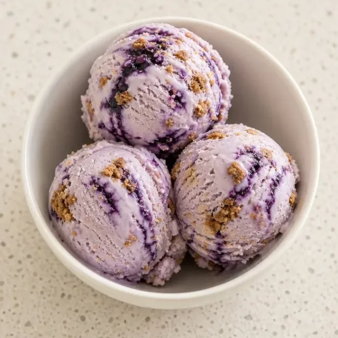 Creamy No-Churn Blueberry Cheesecake Ice Cream Blueberry Cheesecake Ice Cream