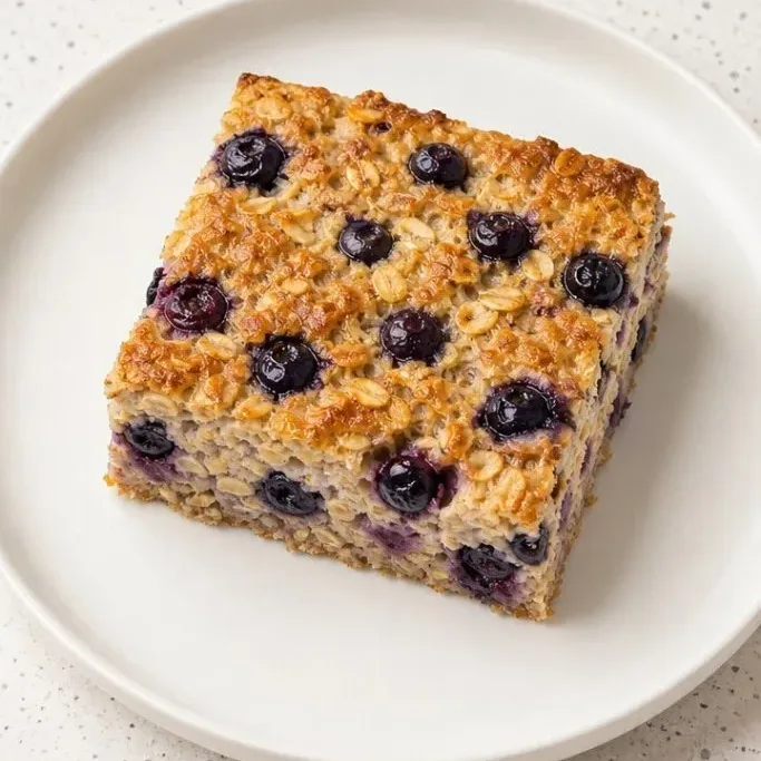 Blueberry Cottage Cheese Breakfast Bake