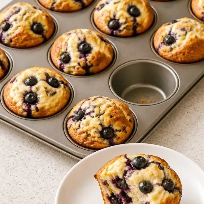Bakery-Style Blueberry Cream Cheese Muffins Blueberry Cream Cheese Muffins