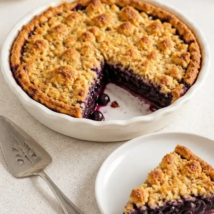 Blueberry Crumble Pie