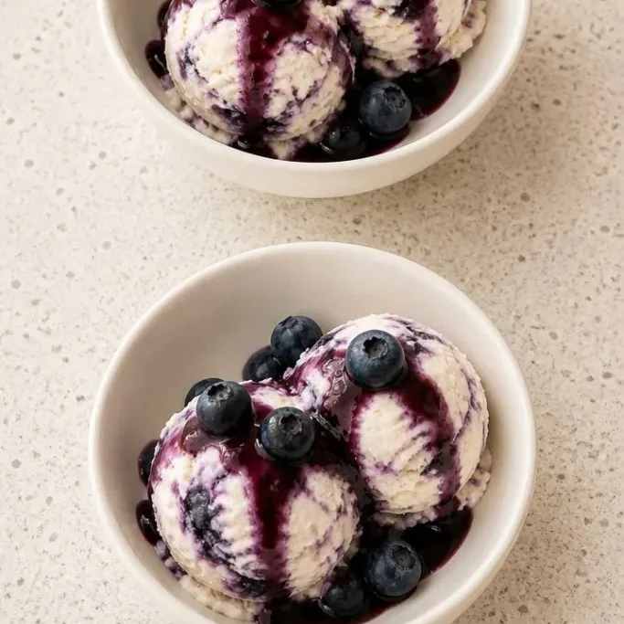 Blueberry Ice Cream