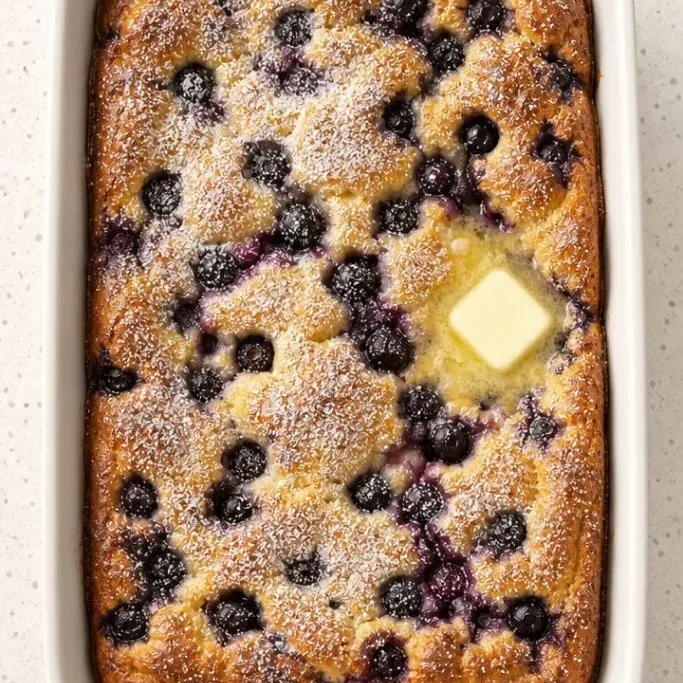Blueberry Pancake Casserole