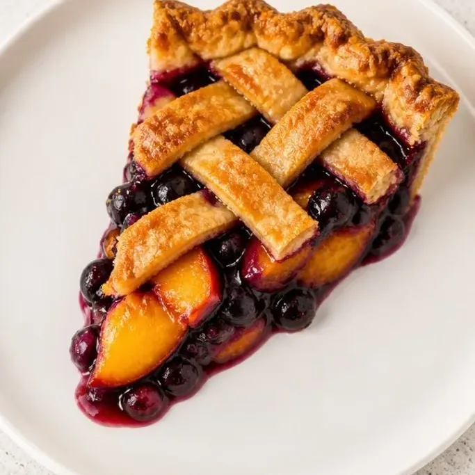 Blueberry Peach Pie