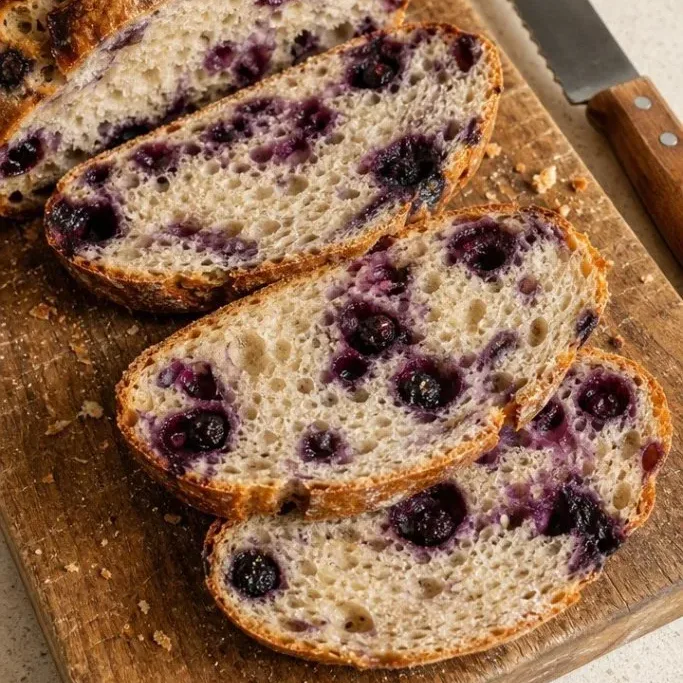 Blueberry Sourdough Bread