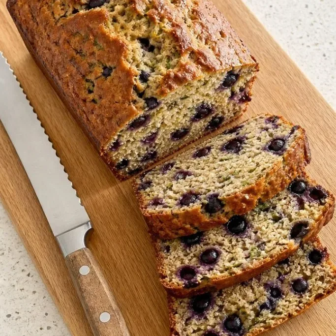 One-Bowl Blueberry Zucchini Bread blueberry zucchini bread_featured_ntp