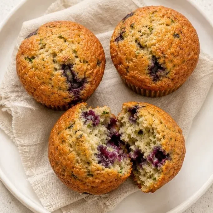 Blueberry Zucchini Muffins
