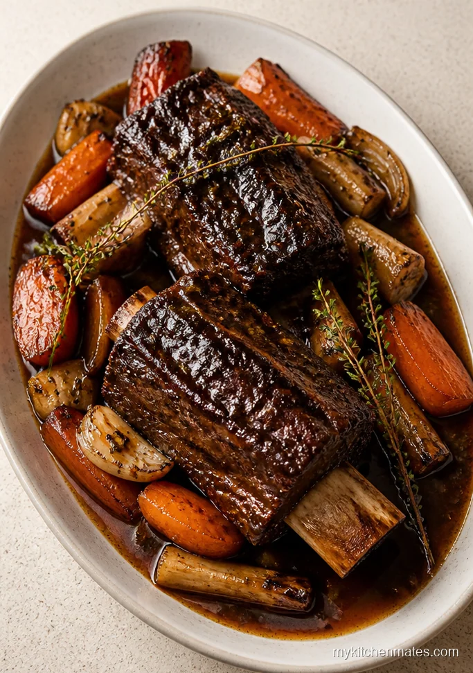Braised Beef Short Ribs with Root Vegetables