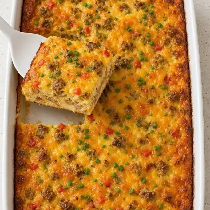 Breakfast Casserole With Bread