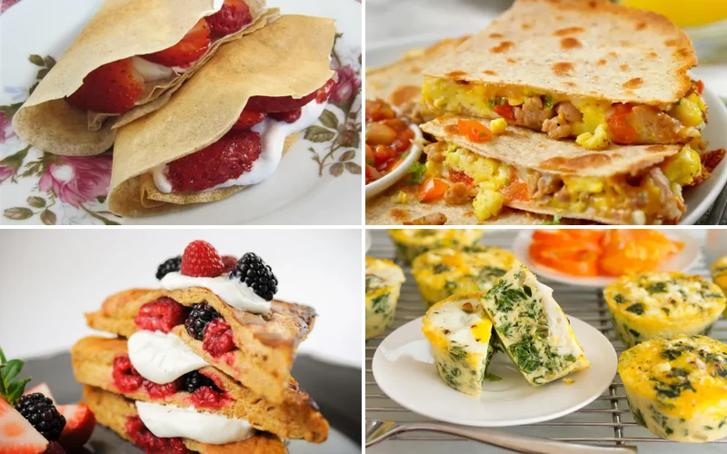 breakfast-ideas-with-egg-white collage