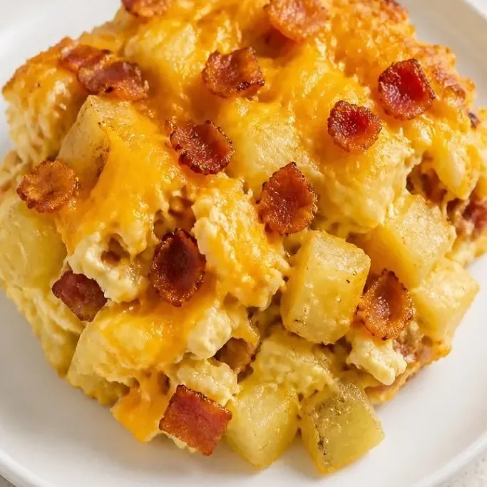 Make-Ahead Cheesy Breakfast Potato Casserole Breakfast Potato Casserole