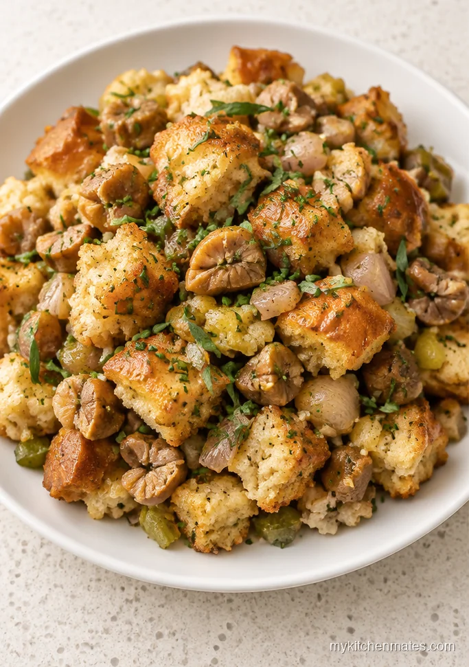 Brioche and Chestnut Stuffing