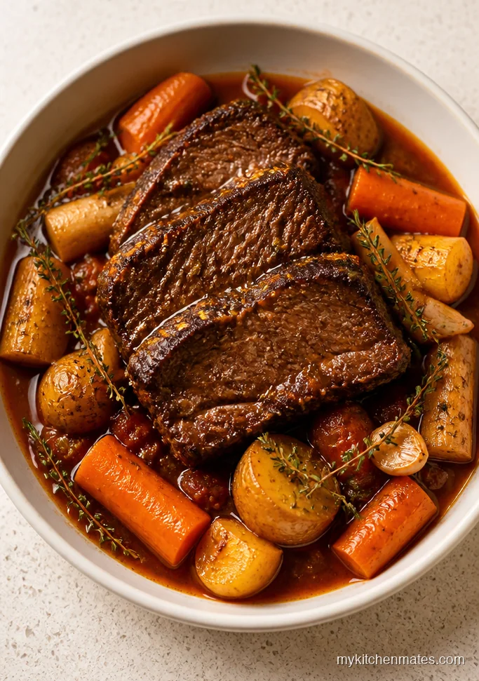 Brisket and Root Vegetable Pot Roast