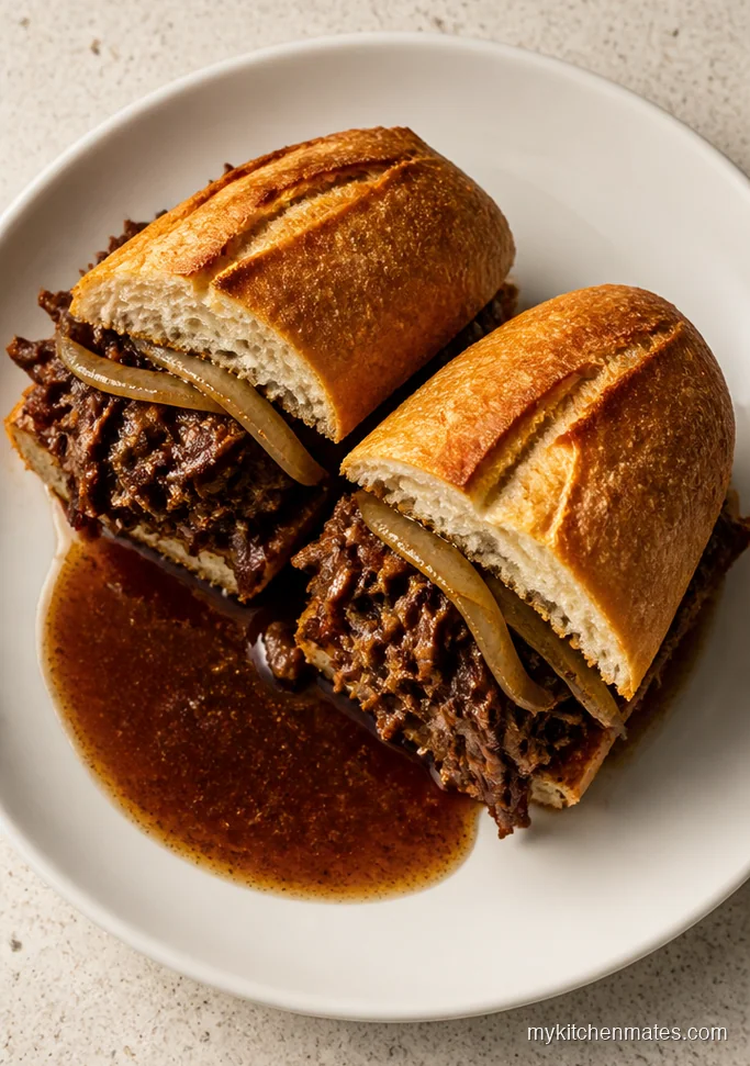 Brisket French Dip Sandwiches